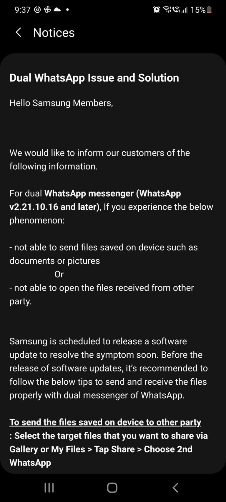 dual messenger whatsapp