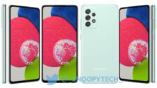 First Galaxy A52s leaked renders confirm a new mint green color option