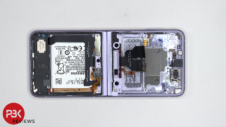 Galaxy Z Flip 3 5G teardown video reveals graphite pads and other secrets