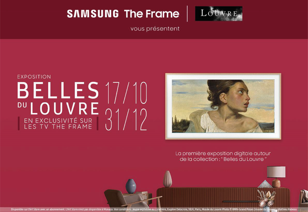 Take Masterpieces from the Louvre Home with Samsung's The Frame – Samsung  Newsroom Australia