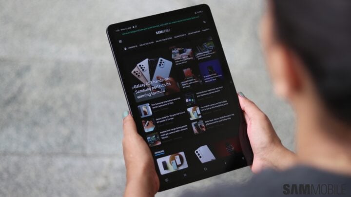 Samsung Galaxy Tab S8 is the first tablet to receive the Android 13 update