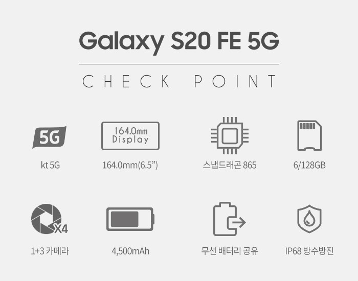 Samsung Galaxy S20 Fe 5G 2022 Corée Du Sud