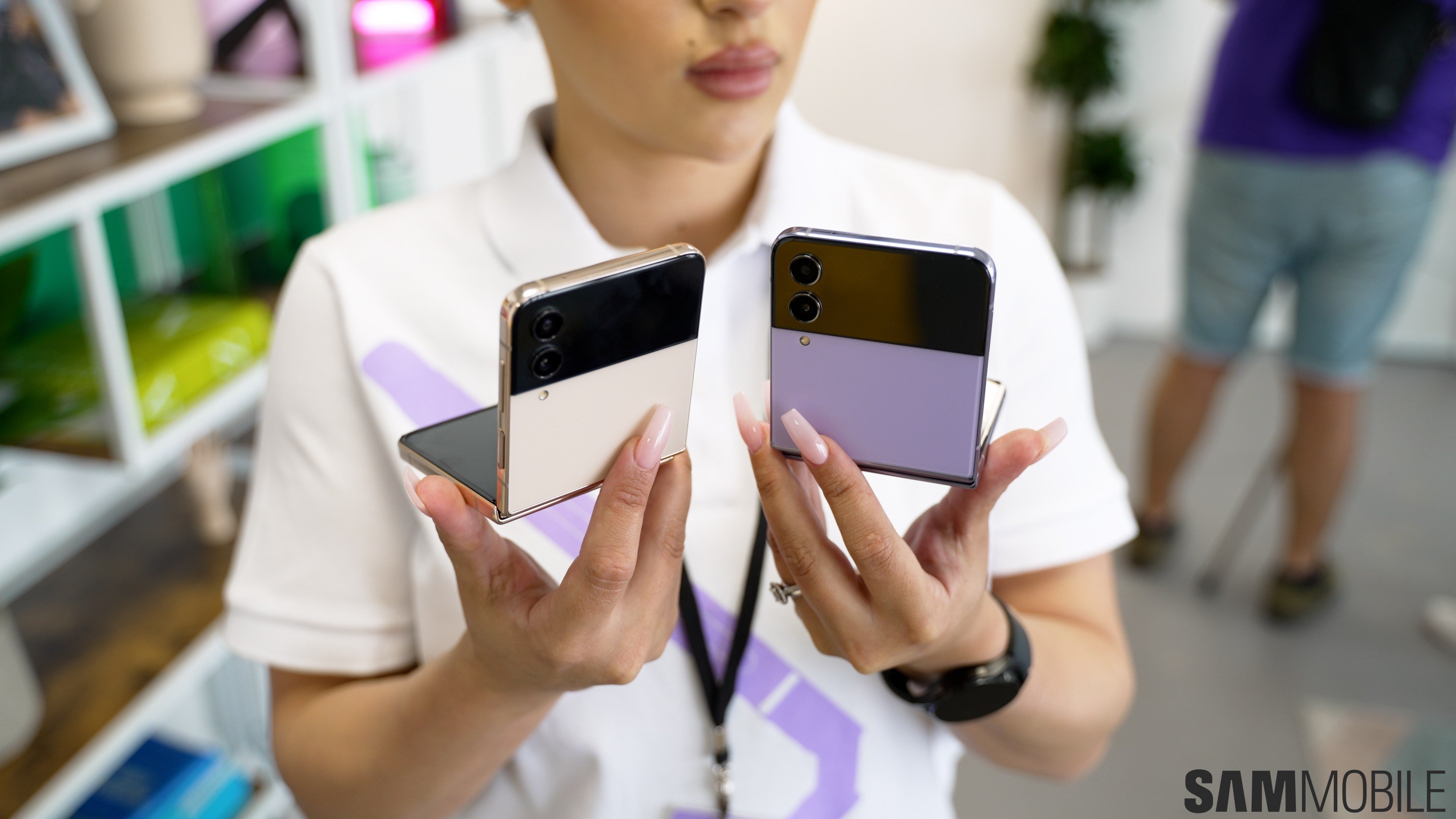 Samsung Galaxy Z Flip 3 5G Sm-f711u 128GB 256GB - Factory Unlocked Cell Phone - Good Condition, Gray