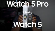 Unboxing the Galaxy Watch 5 series and the Galaxy Buds 2 Pro earbuds