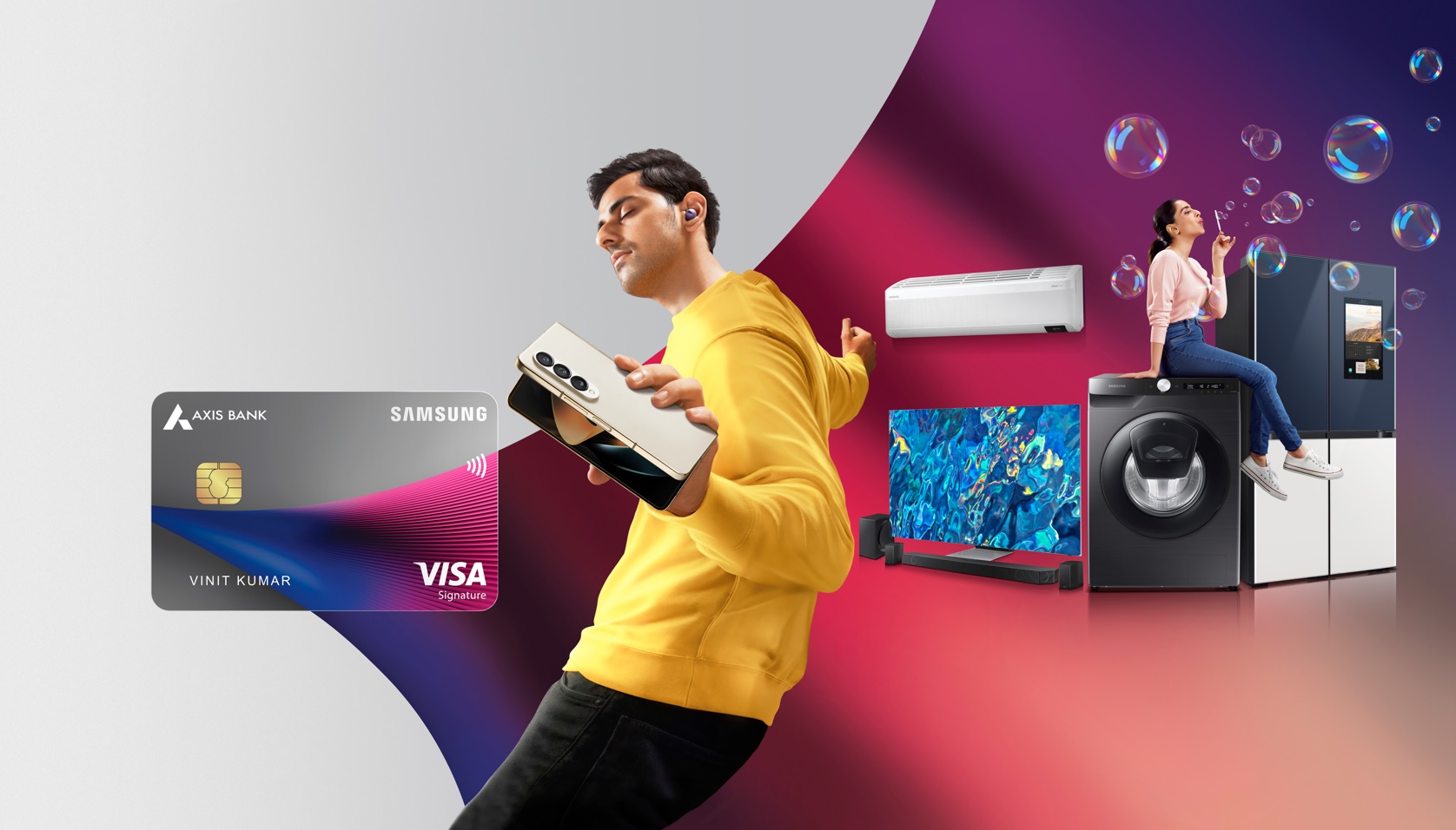 Samsungs new credit cards give Indian consumers 10% cashback on all products