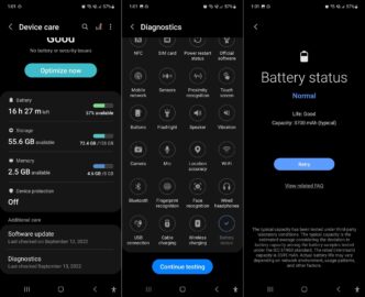 Here's how to check battery status/health on your Samsung Galaxy device