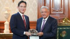 Samsung chief Lee Jae-yong meets Mexican President to get support for World Expo 2030 in Korea