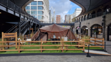 Samsung sets up camp in London to showcase The Freestyle, offers coffee