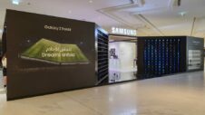 Samsung pop-up store in Qatar has a Flex Mode AR game for football fans