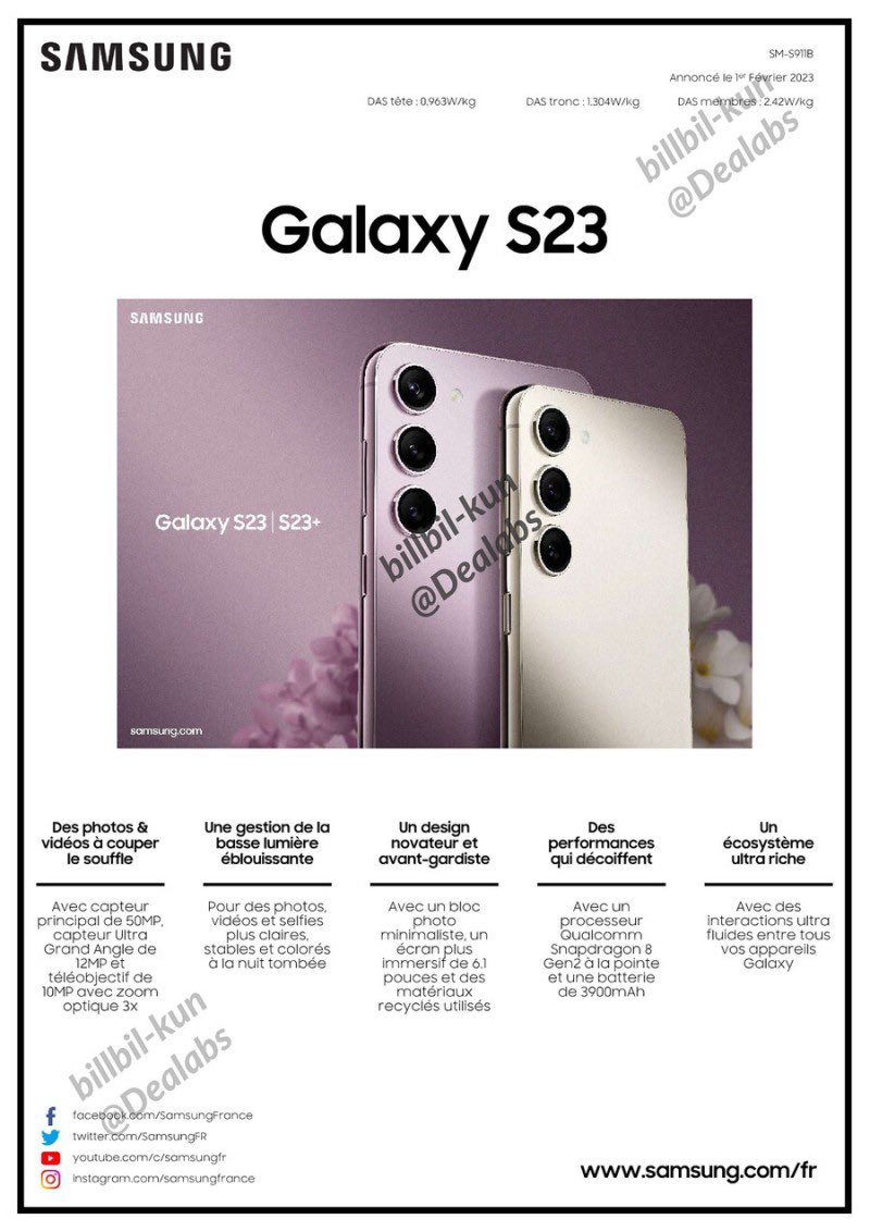 Samsung Galaxy S23: Preço, Ficha Técnica e Lançamento