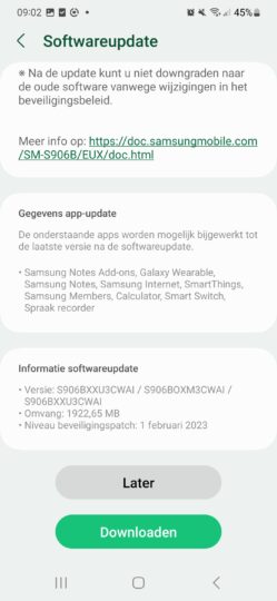 Samsung Galaxy S22 Plus One UI 5.1 Update Firmware Version