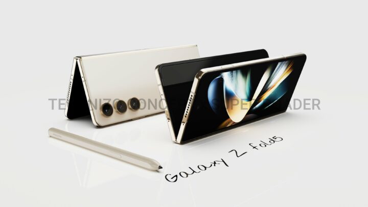 Samsung Galaxy Z Fold 5 White Concept