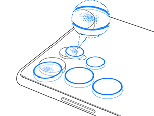 Samsung Galaxy S23 Lens Protector Dust Accumulation