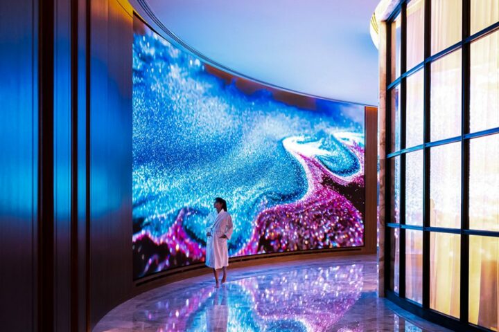 Samsung installs its biggest display, The Wall, at Dubai's luxurious ...