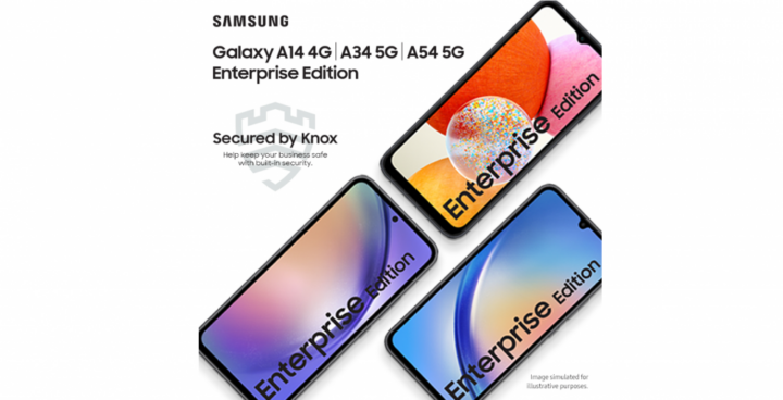 Samsung Galaxy A14, Galaxy A34 5G, Galaxy A54 5G Édition Entreprise