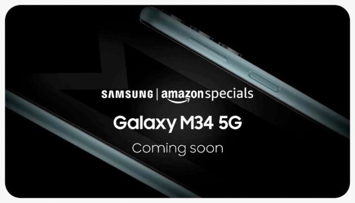 Samsung Galaxy M34 5G Amazon Inde Teaser