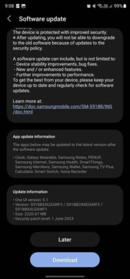 Samsung Galaxy S23 Ultra June 2023 Update India Firmware Version