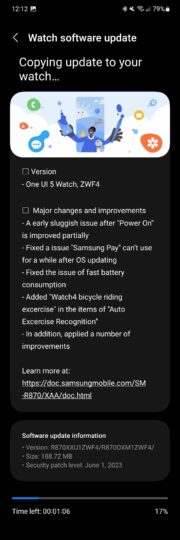 Journal Des Modifications De La Samsung Galaxy Watch 4 One Ui Watch 5 Beta 2