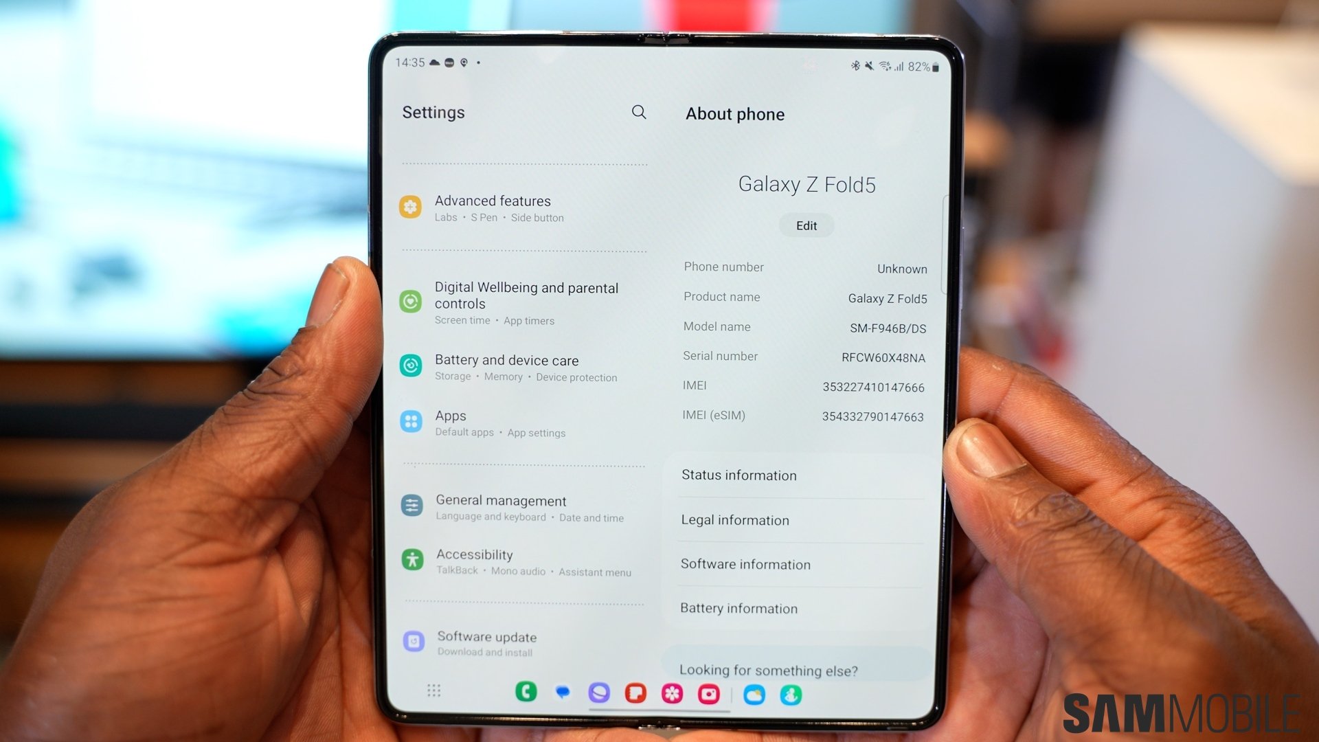 Samsung Galaxy Fold review: Lab tests - displays, battery life