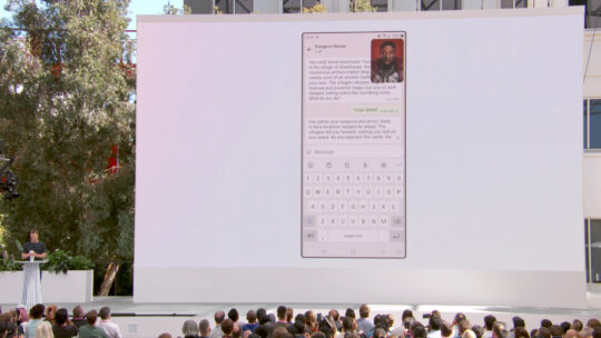 Samsung Galaxy S23 Ultra Mark Zuckerberg Meta AI Avatars 2023 Keynote Stage