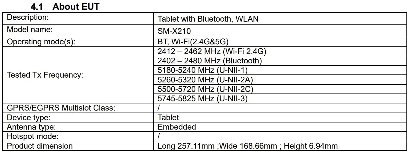 Galaxy Tab A9+ (Wi-Fi)