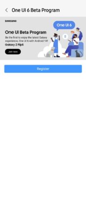Samsung Galaxy Z Flip 5 One UI 6.0 Beta Program Invite