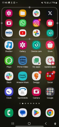 One UI 6 smart suggestions widget