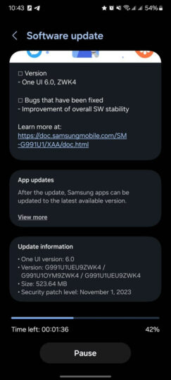 Samsung Galaxy S21 Android 14 One UI 6.0 Beta 3 Update Changelog USA