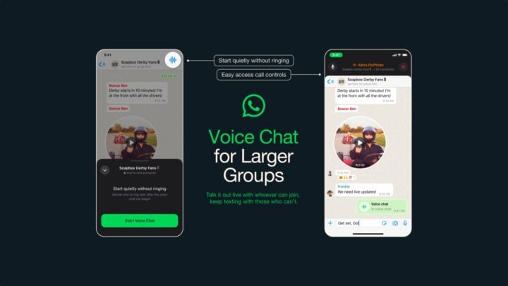 WhatsApp is making voice chats easier with a large group of people