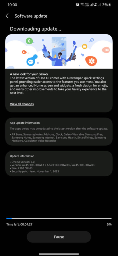 Samsung Galaxy A13 gets Android 14 (One UI 6.0) update in the USA -  SamMobile