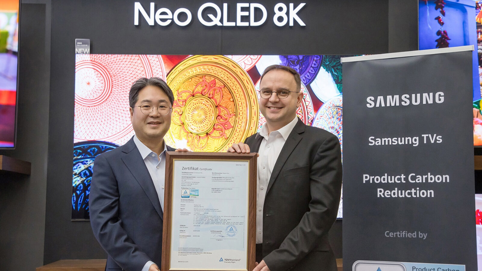 Samsung Neo QLED, OLED, Lifestyle TVs get Product Carbon Reduction ...