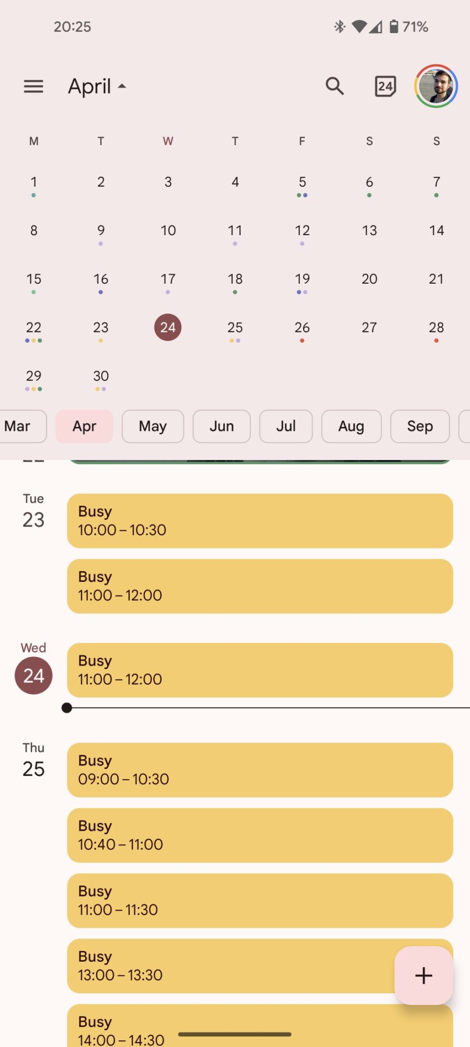 Google Calendar brings new way to browse through months SamMobile