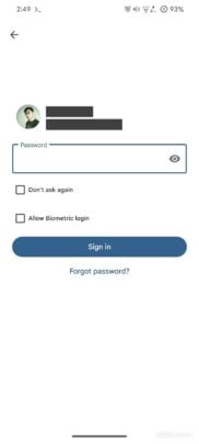 Google Find My Device Inicia sesión en la aplicación de Android Prueba la autenticación biométrica