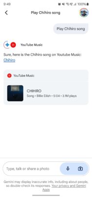unidad de música de youtube google gemini