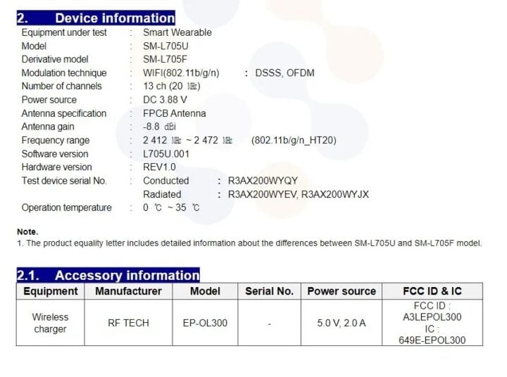 El Samsung Galaxy Watch Ultra tiene certificación FCC para carga de 10W
