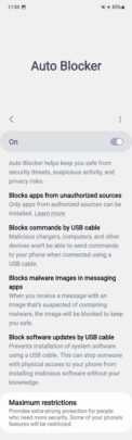 Samsung One UI 6.1.1 Auto Blocker