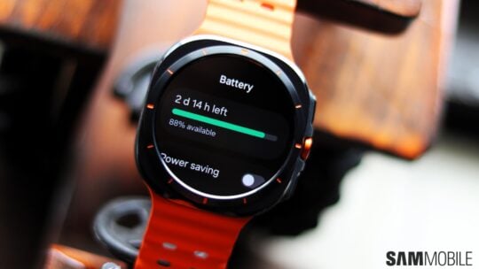 Galaxy Watch Ultra battery life