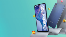 Galaxy F05 with fake leather back is official, goes on sale this week