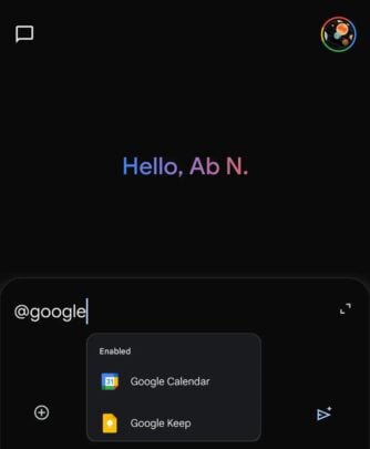 Google Gemini Calendar Extension