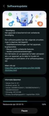 Samsung Galaxy S24 September 2024 Security Update Europe