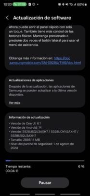 Samsung Galaxy S24 Ultra One UI 6.1.1 Update USA