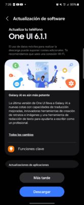 Samsung Galaxy Z Flip 5 One UI 6.1.1 Update Spain