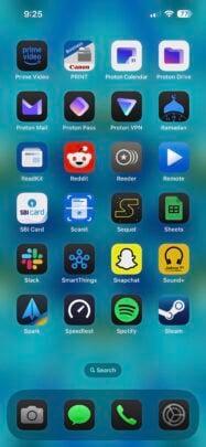 Samsung SmartThings App Icon Dark Mode iPhone iOS 18