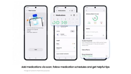 Samsung Health Medications Scanning