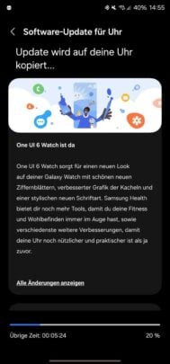 Samsung Galaxy Watch 5 Pro One UI 6 Watch Update Stable Europe