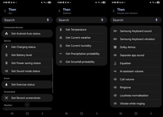 Samsung One UI 7.0 Modes And Routines New Conditions 01