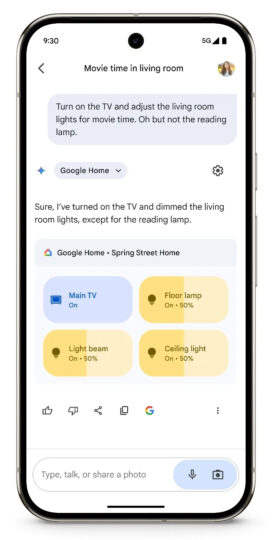 Google Home Extension For Gemini