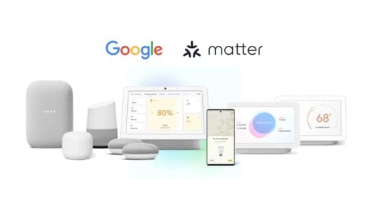 Dispositivos Google Home Hub Matter