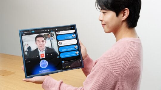 Samsung showcases slidable OLED monitors for telephones, pills, laptops