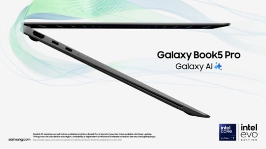 Samsung Galaxy Book 5 Pro Intel Core Ultra 7 Processor